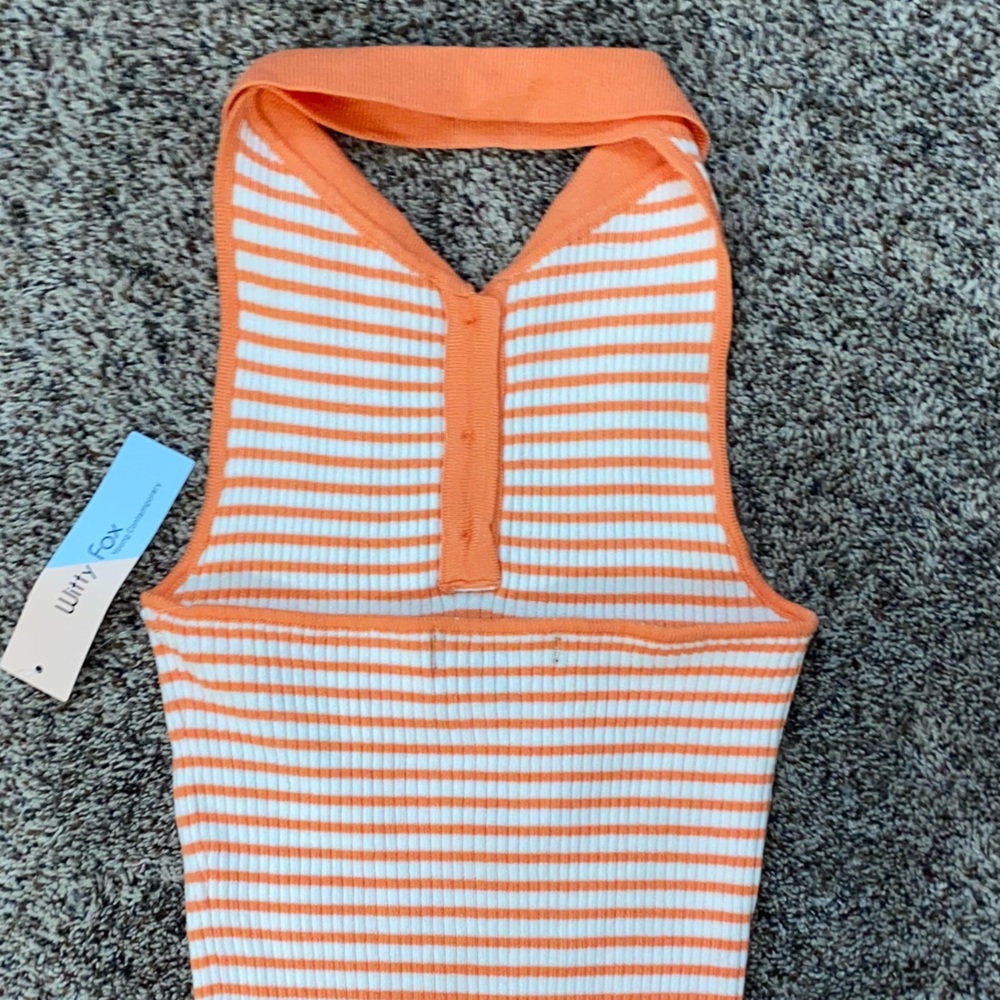 Collared Stripped Top! - Picture 8 of 8